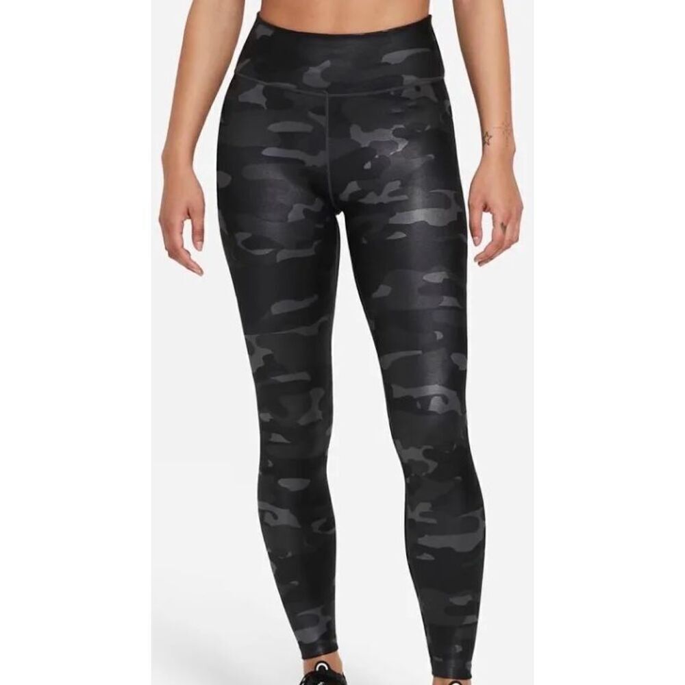 ✨NIKE WOMEN'S DRI-FIT ONE MID-RISE CAMO SZ SMALL LEGGINGS✨
